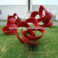 Cheap and fine abstract stainless steel sculpture for garden decoration